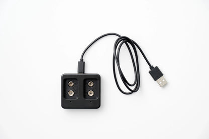 TOKIO Lab 9V 充電式 電池 1個 充電器付 USB充電ケーブル 500mAh 006P電池 PSE RoHS CE対応 外出先 旅行