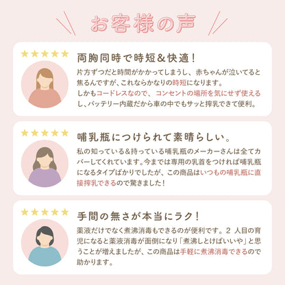 電動搾乳器 Latchii  (ラッチー) 両胸 電動 搾乳器 ダブル搾乳 搾乳 搾乳機 出産 時短